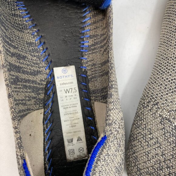 Rothy's Beige Pointed Toe Flats | Size 7.5 for Everyday Elegance - Picture 7 of 7